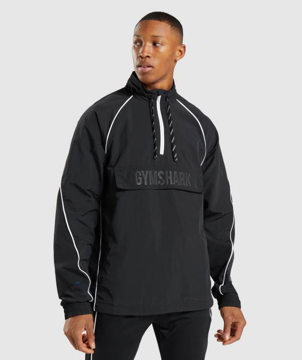 Panske Bundy Gymshark Recess Lightweight Čierne Biele | VM6785041
